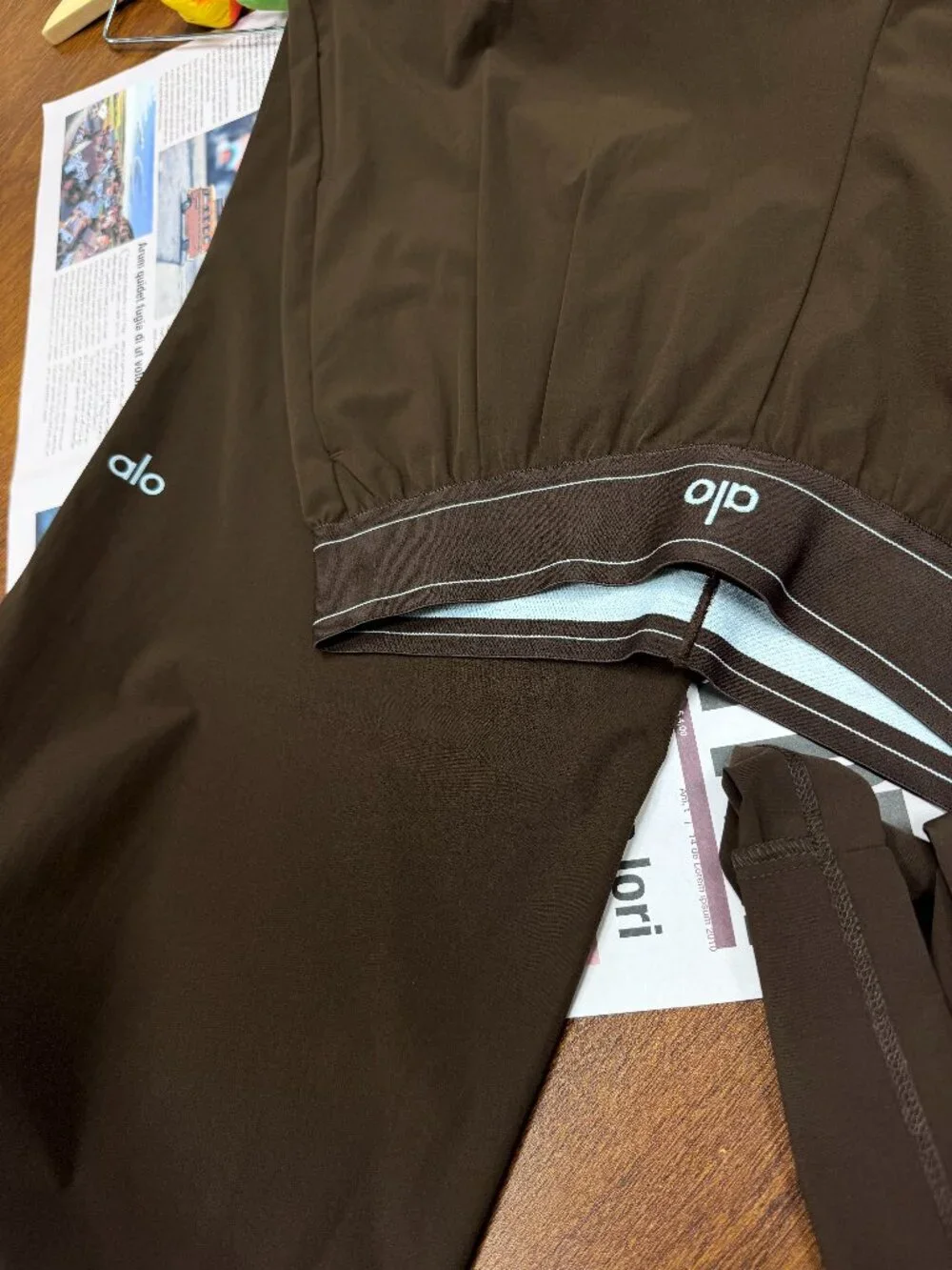 NWT👜ALO Yoga Suit Up Pants Coffee Brown（Regular 30“inch）Office/Casual/Travel 😜